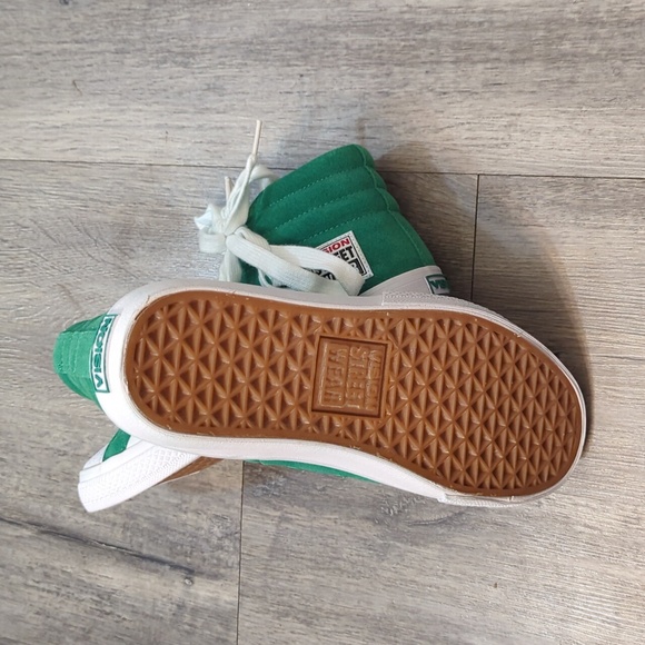 Vision Street Wear Retro Hi-Top Pepper Green Skate Shoes - Picture 7 of 10